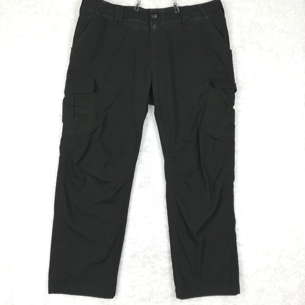 Under Armour Mens Pants Cargo Tactical Bluish Black Durable Lightweight 42x32